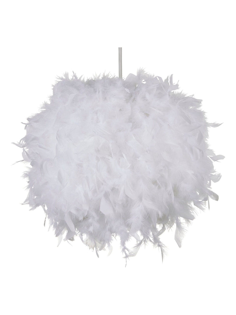 glow White Feather ceiling light 40cm, UK version