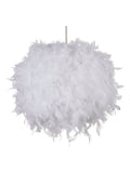 glow White Feather ceiling light 40cm, UK version