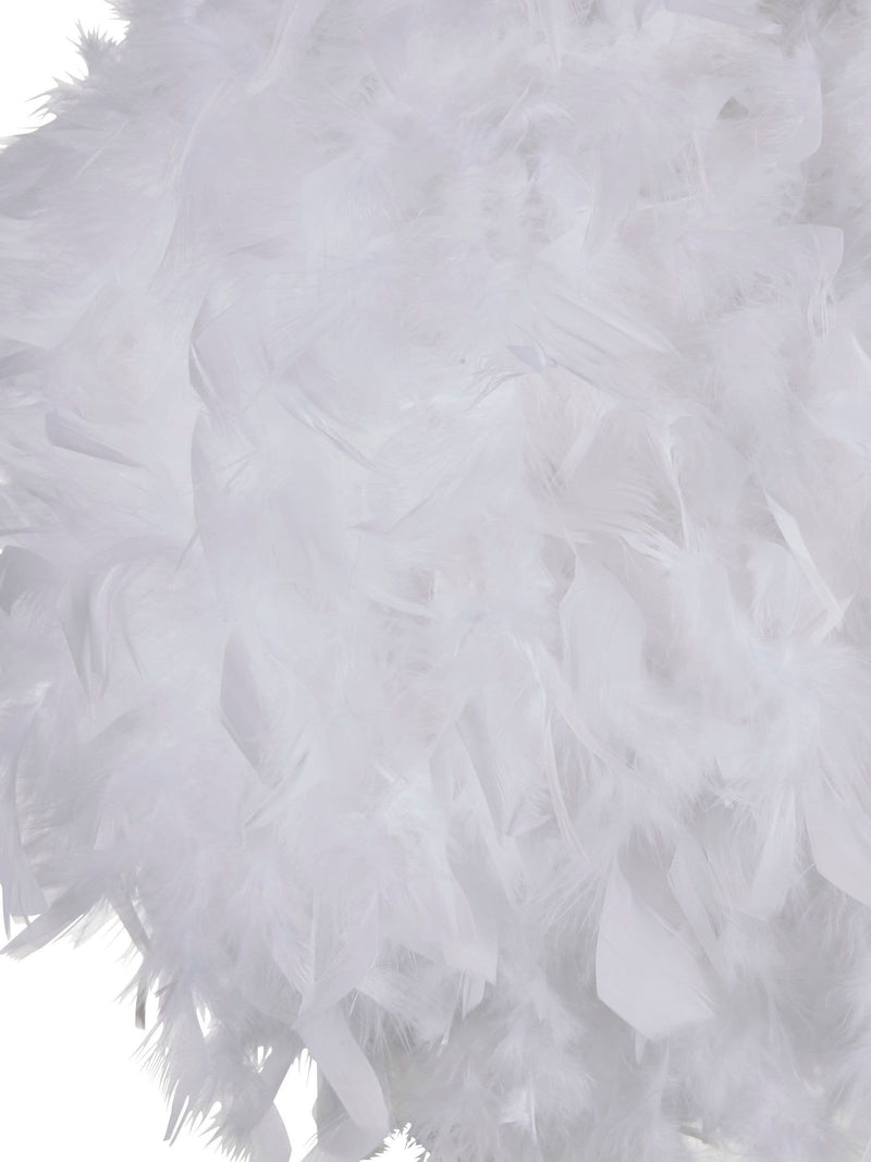 glow White Feather ceiling light 40cm, UK version
