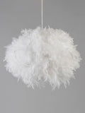 glow White Feather Ceiling Light 50cm - British product