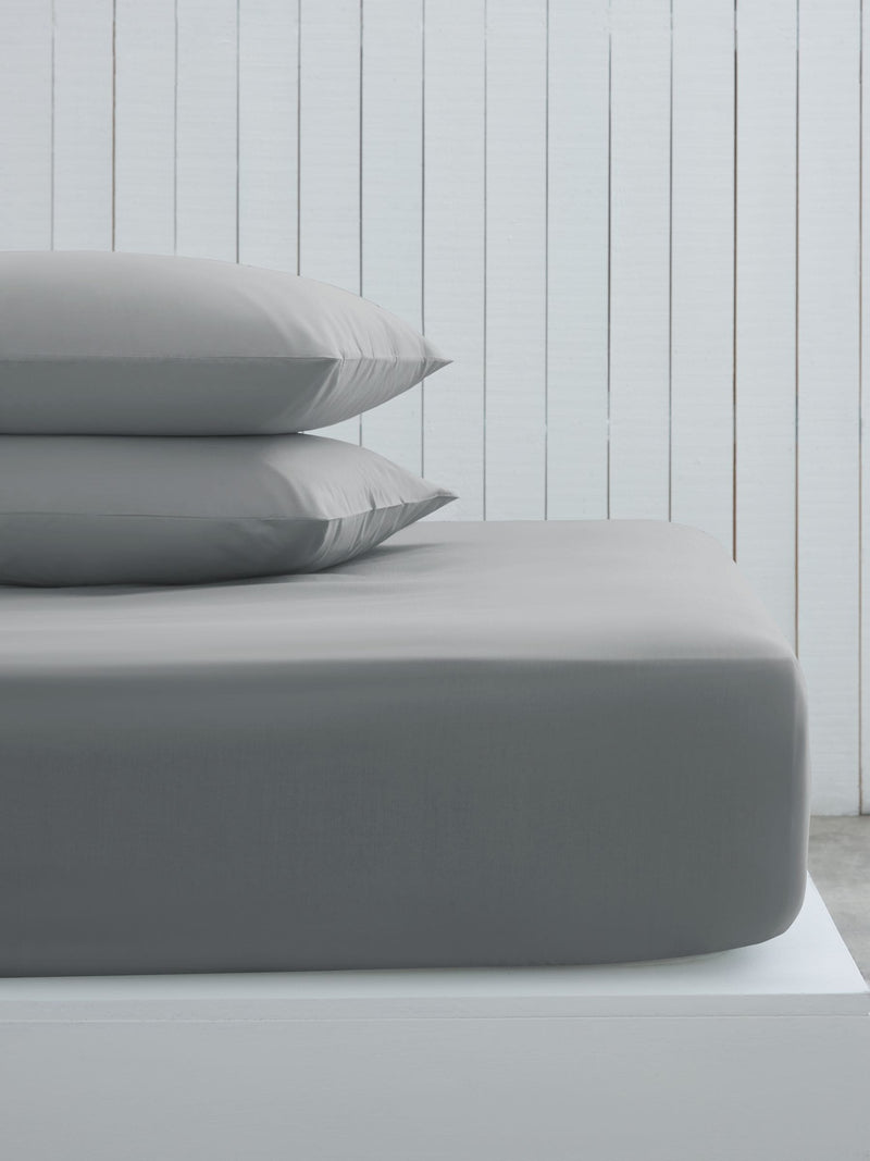 Purple Blackberry Cotton Rich Deep Fitted Bed Sheet