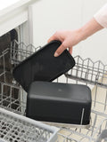 Brabantia grey 1.8L food waste caddy, UK version