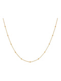 Hot Diamonds Embrace gold tone beaded necklace, imported from the UK