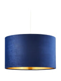 BHS ceiling light blue velvet shade 40cm - British product