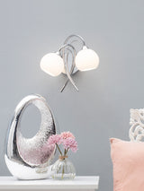 Next BHS Silver Soni Wall Light- Buy online at McGrocer