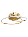 BHS brass Pei rings LED ceiling light 48cm - British product