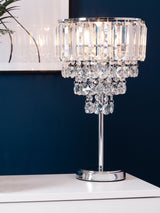 Next BHS Chrome Paladina Table Lamp- Buy online at McGrocer