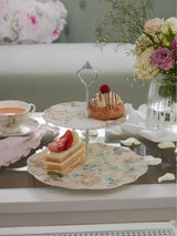 Next Rachel Ashwell Shabby Chic Blue Floral Fine China Cake Stand- Buy online at McGrocer