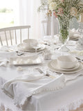 Shabby Chic by Rachel Ashwell white lace platter 25cm Width (British brand)