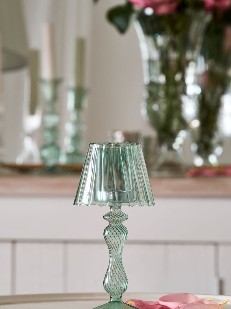 Shabby Chic by Rachel Ashwell green tealight candle holder (British brand)
