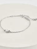Ted Baker Silver Tone Crystal Heart Bracelet (British brand)