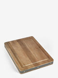 Natural Bronx butcher's block chopping board 39.5cm x 29.5cm x 4cm, imported from the UK