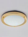 BHS Brass Delphi large flush bathroom ceiling light - British product