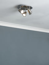Next BHS Silver 3 Light Spotlight Ceiling Light- Buy online at McGrocer
