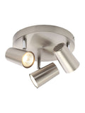 BHS Silver Harvey 3-light flush spotlight ceiling light, imported from the UK