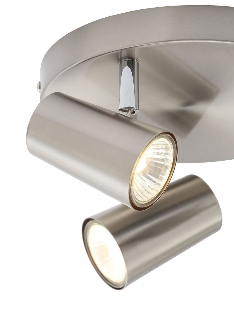 BHS Silver Harvey 3-light flush spotlight ceiling light, imported from the UK