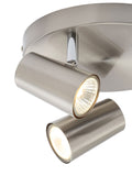 BHS Silver Harvey 3-light flush spotlight ceiling light, imported from the UK