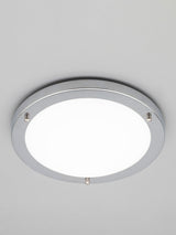 Next BHS Silver Delphi Large Flush Bathroom Ceiling Light- Buy online at McGrocer