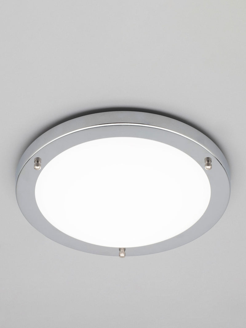 BHS Silver Delphi flush ceiling light - British product