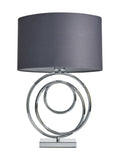 BHS Silver Saturn table lamp (British brand)