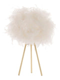 BHS Brass Plume tripod table lamp imported from the UK