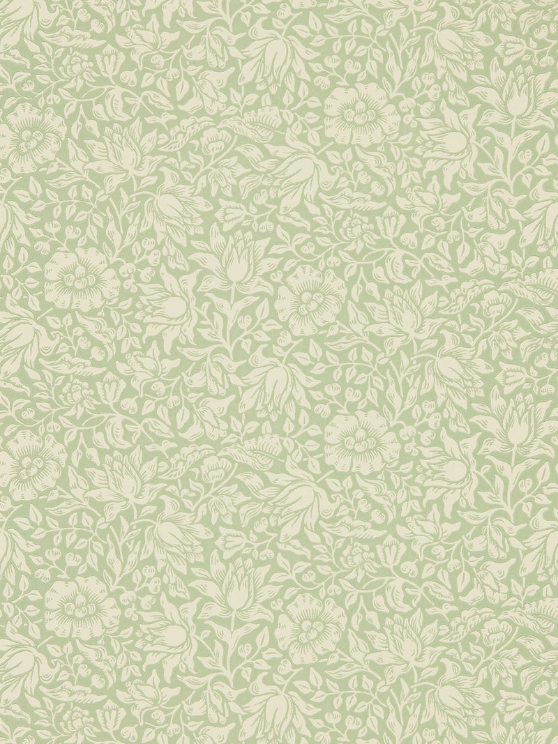 Morris & Co Green Mallow wallpaper 10.05M - British product