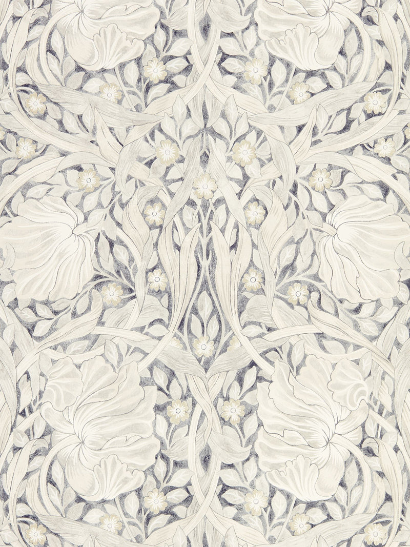 Morris & Co. Black Pure Pimpernel wallpaper 10.05M - British product