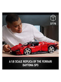 LEGO Technic Ferrari Daytona SP3 model car set 1:8 scale, UK version