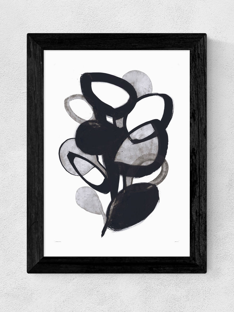 East End Prints Grey The Plant Print by Jorgen Hansson