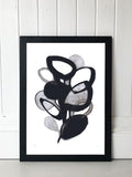 East End Prints Grey The Plant Print by Jorgen Hansson
