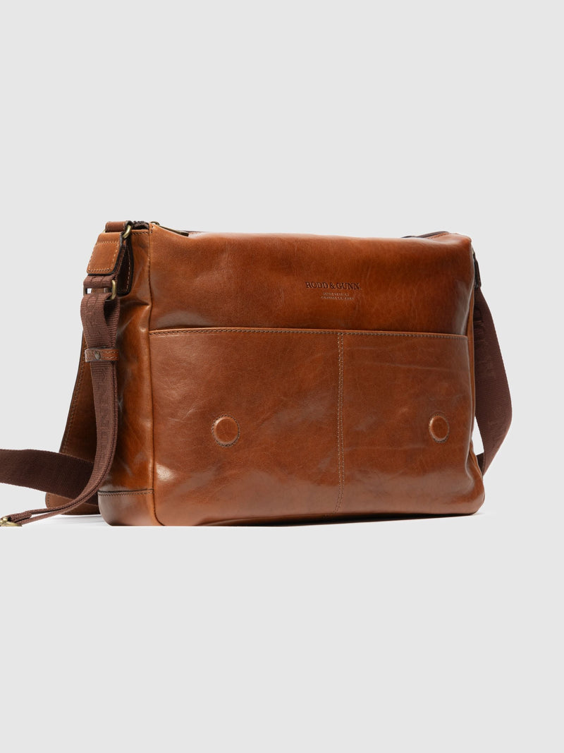 Rodd & Gunn brown Cambridge Messenger Satchel bag, UK version