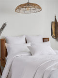 Ted Baker white silky smooth plain dye flat sheet (British brand)