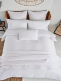 Ted Baker white silky smooth plain dye flat sheet (British brand)