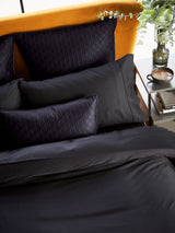 Next Ted Baker Silky Smooth Plain Dye 250 Thread Count 100% Cotton Pillowcase Black- Buy online at McGrocer
