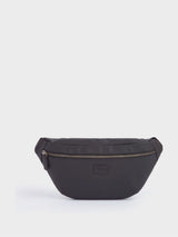 Next Osprey London Black Grantham Waxed Canvas & Leather Bumbag- Buy online at McGrocer