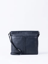 Next Lakeland Leather Navy Farlam Cross-Body Bag- Buy online at McGrocer