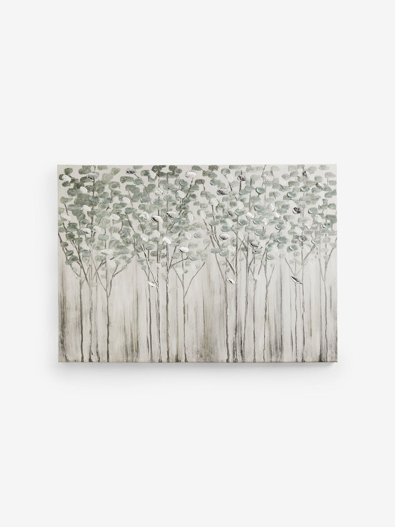 Sage green large trees landscape canvas wall art 70x100cm (British brand)