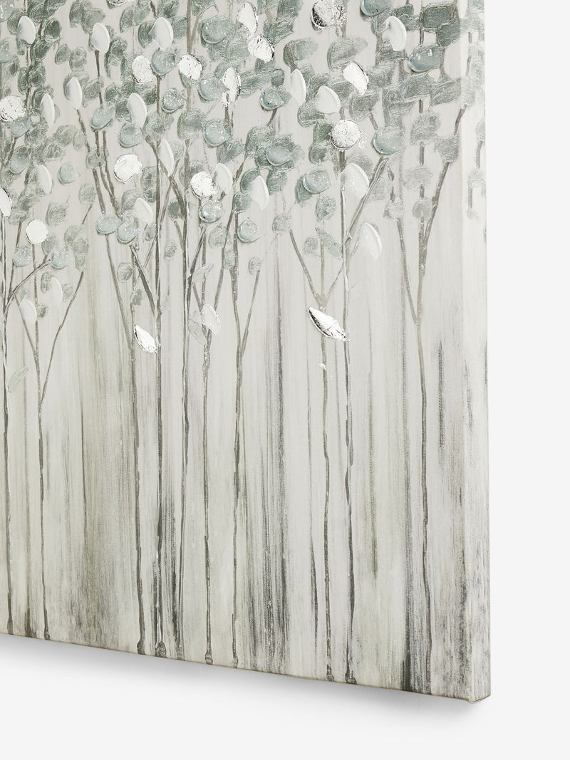 Sage green large trees landscape canvas wall art 70x100cm (British brand)