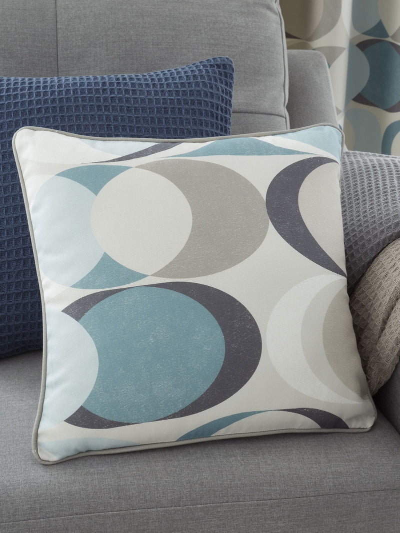 Fusion Blue Sander 100% cotton cushion 43cm, UK version