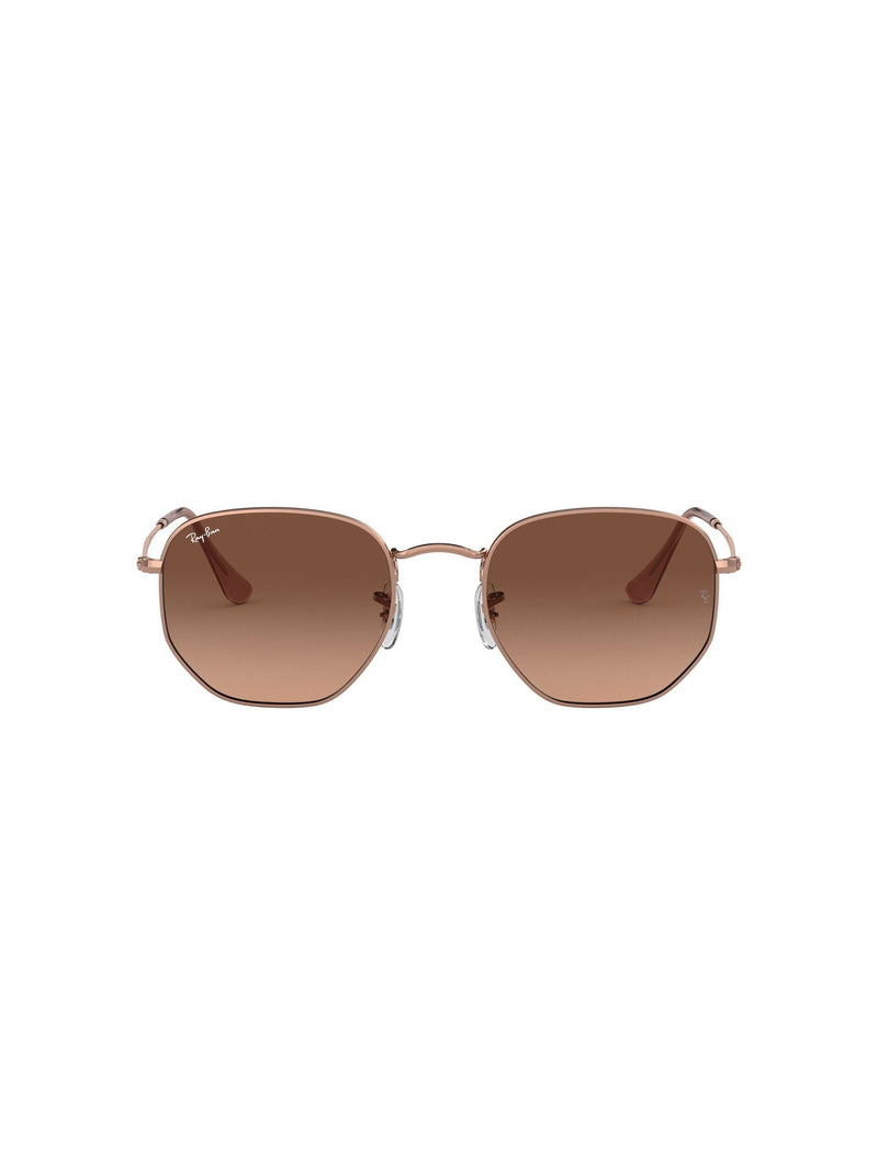 نظارات شمسية سداسية العدسات المتدرجة من Ray-Ban متوسطة، مستوردة من المملكة المتحدة