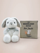Next Babyblooms Personalised White Rag Book and Little Grey Bunny Gift Set- Buy online at McGrocer
