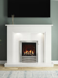 Be Modern white marble fireplace surround 52-inch, UK version
