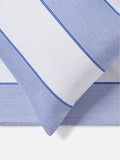 Jasper Conran London blue woven pinstripe double duvet set, UK version