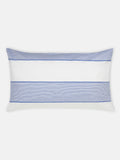Jasper Conran London blue woven pinstripe double duvet set, UK version