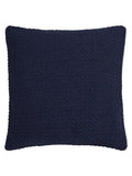 Drift Home blue basket weave cushion 43cm, imported from the UK