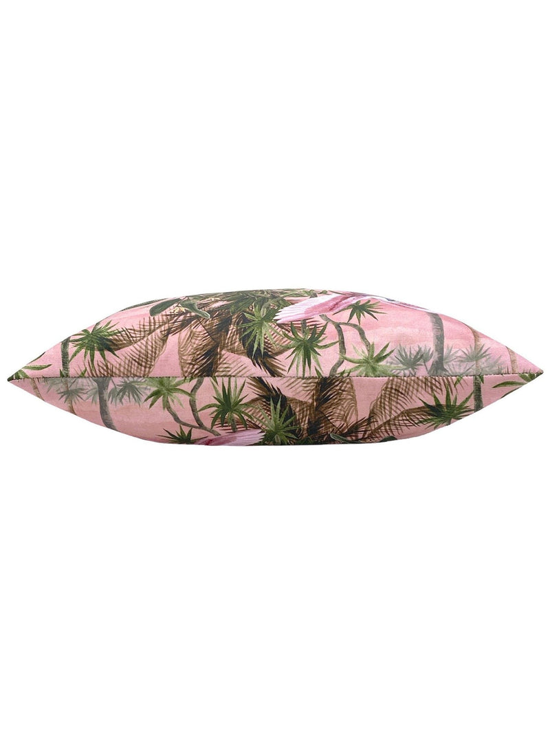 Riva Paoletti blush pink Platalea outdoor cushion, imported from the UK