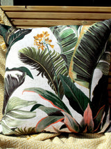 Next furn. White Hawaii Outdoor Cushion 43cm x 43cm- Buy online at McGrocer