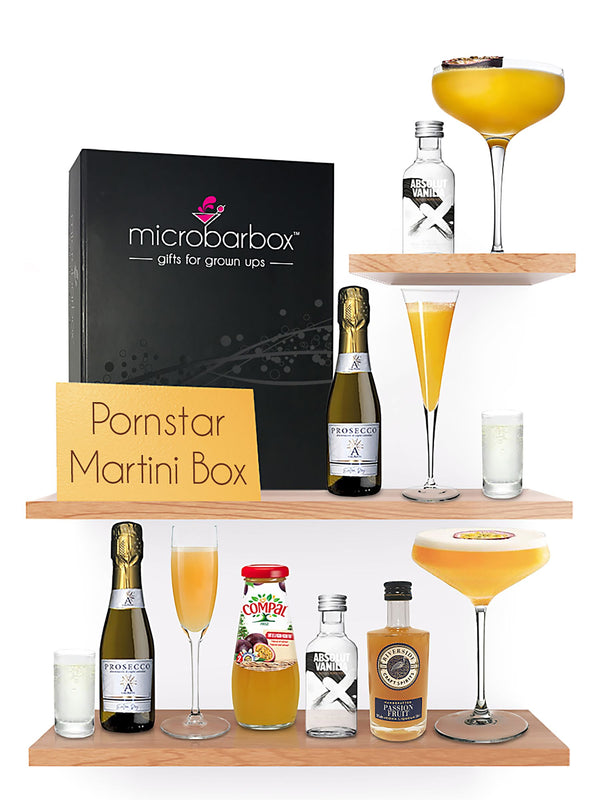 MicroBarBox Pornstar Martini Cocktail Set in Premium Gift Box