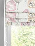 Blush Pink Trees roman blind, made to measure - British product