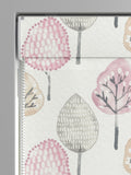Blush Pink Trees roman blind, made to measure - British product